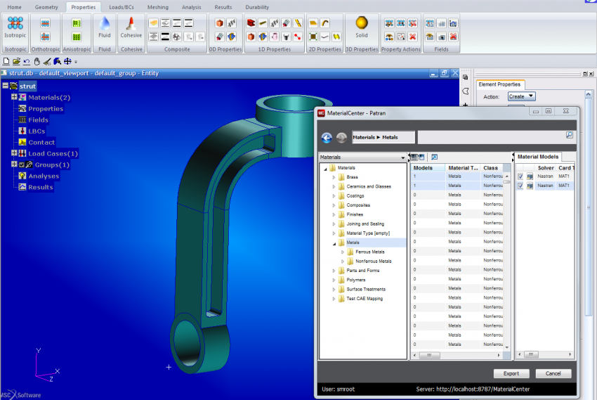 Managing Material Models, Data, and Processes with Full Traceability